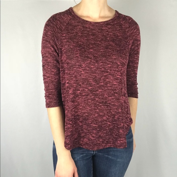 Urban Outfitters Sweaters - SALE! UO Sparkle & Fade Burgundy Sweater Size S